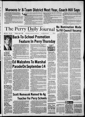 Primary view of object titled 'The Perry Daily Journal (Perry, Okla.), Vol. 92, No. 151, Ed. 1 Tuesday, August 6, 1985'.