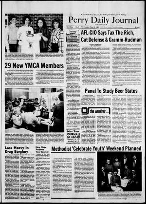 Perry Daily Journal (Perry, Okla.), Vol. 93, No. 9, Ed. 1 Wednesday, February 19, 1986