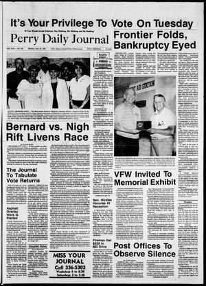 Perry Daily Journal (Perry, Okla.), Vol. 93, No. 168, Ed. 1 Monday, August 25, 1986