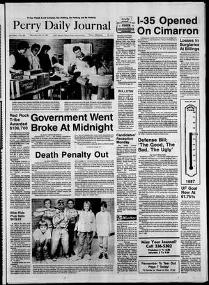 Perry Daily Journal (Perry, Okla.), Vol. 93, No. 213, Ed. 1 Thursday, October 16, 1986