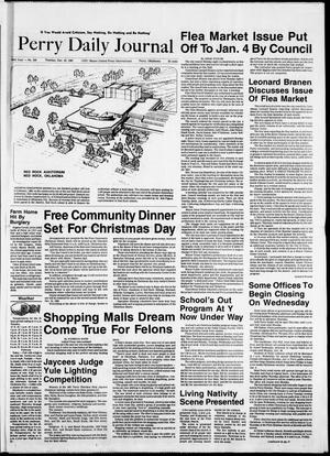 Primary view of object titled 'Perry Daily Journal (Perry, Okla.), Vol. 94, No. 269, Ed. 1 Tuesday, December 22, 1987'.