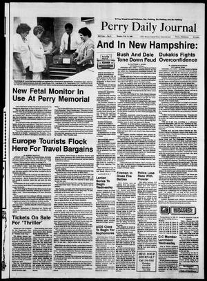 Perry Daily Journal (Perry, Okla.), Vol. 95, No. 4, Ed. 1 Monday, February 15, 1988
