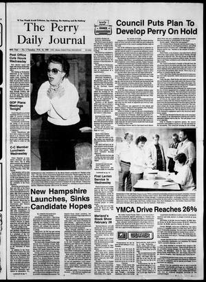 The Perry Daily Journal (Perry, Okla.), Vol. 95, No. 5, Ed. 1 Tuesday, February 16, 1988