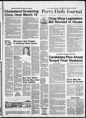 Perry Daily Journal (Perry, Okla.), Vol. 95, No. 20, Ed. 1 Friday, March 4, 1988