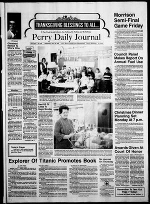 Perry Daily Journal (Perry, Okla.), Vol. 95, No. 245, Ed. 1 Wednesday, November 23, 1988