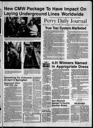 Perry Daily Journal (Perry, Okla.), Vol. 96, No. 42, Ed. 1 Thursday, March 30, 1989