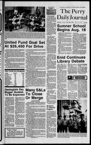 The Perry Daily Journal (Perry, Okla.), Vol. 96, No. 154, Ed. 1 Wednesday, August 9, 1989