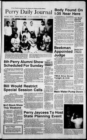 Perry Daily Journal (Perry, Okla.), Vol. 97, No. 17, Ed. 1 Thursday, March 1, 1990