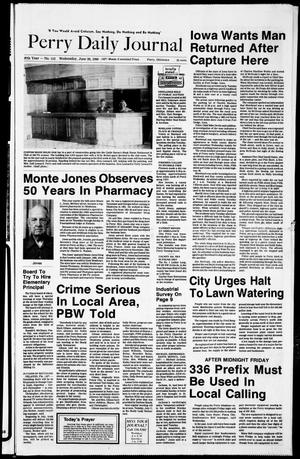 Primary view of object titled 'Perry Daily Journal (Perry, Okla.), Vol. 97, No. 112, Ed. 1 Wednesday, June 20, 1990'.