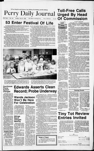 Perry Daily Journal (Perry, Okla.), Vol. 97, No. 143, Ed. 1 Friday, July 27, 1990