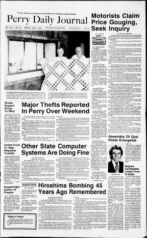 Perry Daily Journal (Perry, Okla.), Vol. 97, No. 151, Ed. 1 Monday, August 6, 1990
