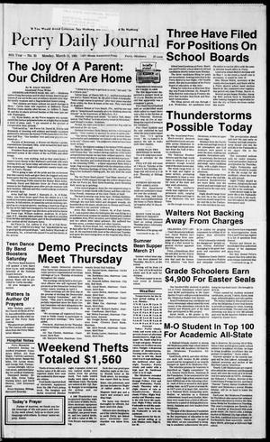 Perry Daily Journal (Perry, Okla.), Vol. 98, No. 25, Ed. 1 Monday, March 11, 1991