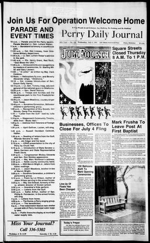Perry Daily Journal (Perry, Okla.), Vol. 98, No. 123, Ed. 1 Wednesday, July 3, 1991