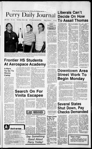 Perry Daily Journal (Perry, Okla.), Vol. 98, No. 125, Ed. 1 Saturday, July 6, 1991