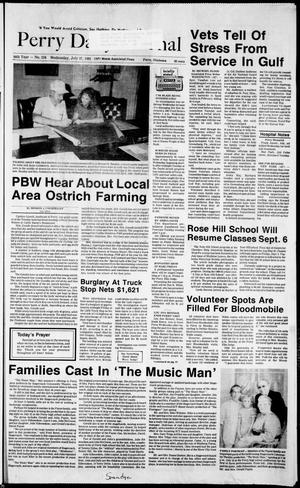 Perry Daily Journal (Perry, Okla.), Vol. 98, No. 134, Ed. 1 Wednesday, July 17, 1991