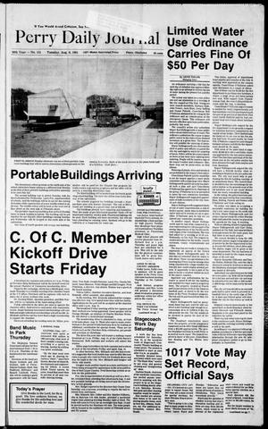 Perry Daily Journal (Perry, Okla.), Vol. 98, No. 151, Ed. 1 Tuesday, August 6, 1991
