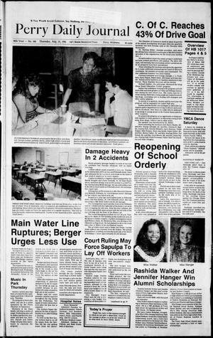 Perry Daily Journal (Perry, Okla.), Vol. 98, No. 164, Ed. 1 Wednesday, August 21, 1991