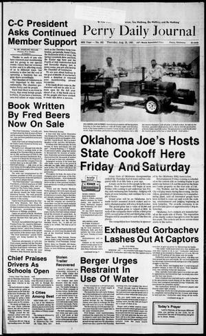 Primary view of object titled 'Perry Daily Journal (Perry, Okla.), Vol. 98, No. 165, Ed. 1 Thursday, August 22, 1991'.