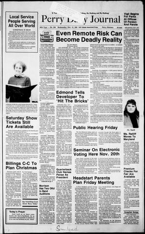 Perry Daily Journal (Perry, Okla.), Vol. 98, No. 236, Ed. 1 Wednesday, November 13, 1991