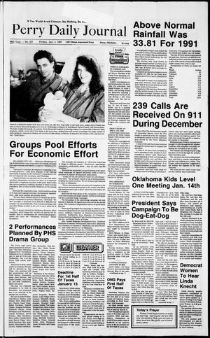 Perry Daily Journal (Perry, Okla.), Vol. 98, No. 277, Ed. 1 Friday, January 3, 1992