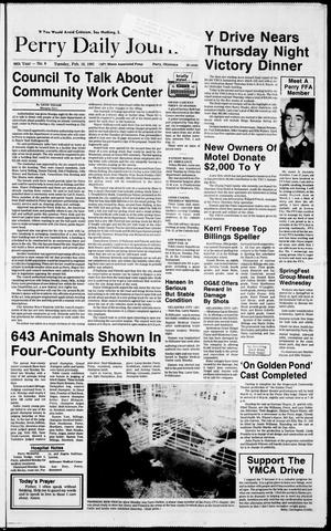 Perry Daily Journal (Perry, Okla.), Vol. 99, No. 6, Ed. 1 Tuesday, February 18, 1992