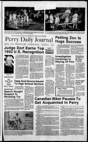 Perry Daily Journal (Perry, Okla.), Vol. 99, No. 83, Ed. 1 Monday, May 18, 1992