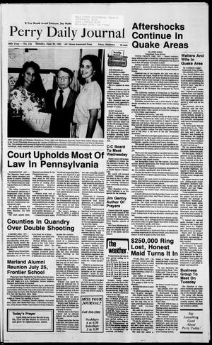 Perry Daily Journal (Perry, Okla.), Vol. 99, No. 119, Ed. 1 Monday, June 29, 1992