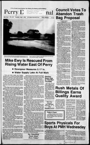 Perry Daily Journal (Perry, Okla.), Vol. 99, No. 149, Ed. 1 Tuesday, August 4, 1992