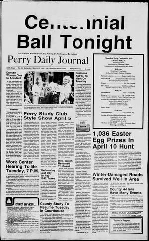 Perry Daily Journal (Perry, Okla.), Vol. 100, No. 39, Ed. 1 Saturday, March 27, 1993