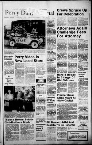 Perry Daily Journal (Perry, Okla.), Vol. 100, No. 175, Ed. 1 Friday, September 3, 1993