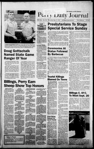 Perry Daily Journal (Perry, Okla.), Vol. 100, No. 185, Ed. 1 Wednesday, September 15, 1993