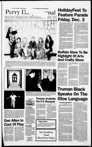 Perry Daily Journal (Perry, Okla.), Vol. 100, No. 239, Ed. 1 Wednesday, November 17, 1993