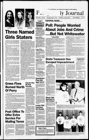 Perry Daily Journal (Perry, Okla.), Vol. 101, No. 48, Ed. 1 Thursday, April 7, 1994