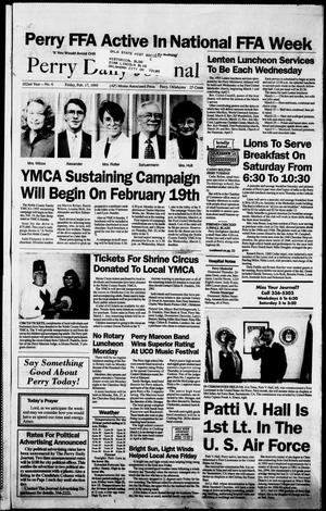 Perry Daily Journal (Perry, Okla.), Vol. 102, No. 6, Ed. 1 Friday, February 17, 1995
