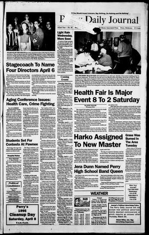 Perry Daily Journal (Perry, Okla.), Vol. 102, No. 40, Ed. 1 Wednesday, March 29, 1995