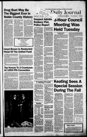 Perry Daily Journal (Perry, Okla.), Vol. 102, No. 100, Ed. 1 Wednesday, June 7, 1995