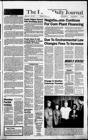 Primary view of object titled 'The Perry Daily Journal (Perry, Okla.), Vol. 102, No. 283, Ed. 1 Thursday, January 11, 1996'.
