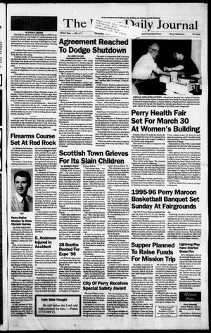 The Perry Daily Journal (Perry, Okla.), Vol. 103, No. 27, Ed. 1 Thursday, March 14, 1996