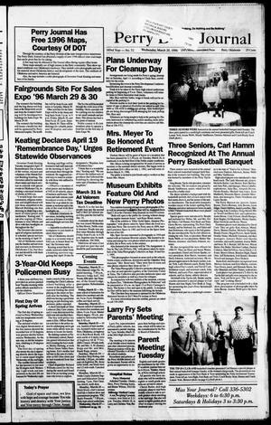 Perry Daily Journal (Perry, Okla.), Vol. 103, No. 32, Ed. 1 Wednesday, March 20, 1996