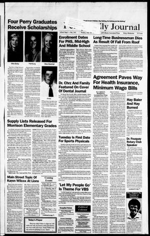Perry Daily Journal (Perry, Okla.), Vol. 103, No. 141, Ed. 1 Friday, July 26, 1996