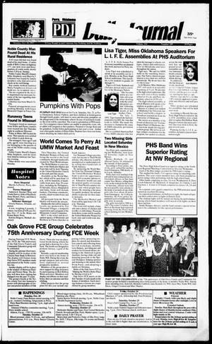 PDJ Daily Journal (Perry, Okla.), Vol. 104, No. 209, Ed. 1 Monday, October 20, 1997