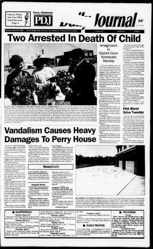 PDJ Daily Journal (Perry, Okla.), Vol. 105, No. 62, Ed. 1 Monday, March 30, 1998