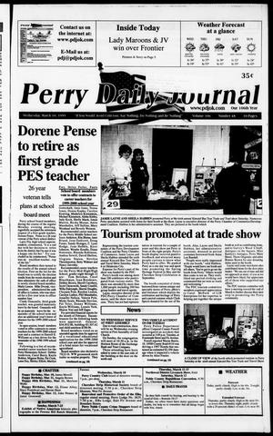 Perry Daily Journal (Perry, Okla.), Vol. 106, No. 48, Ed. 1 Wednesday, March 10, 1999