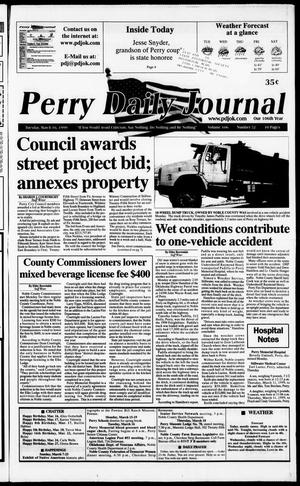 Perry Daily Journal (Perry, Okla.), Vol. 106, No. 52, Ed. 1 Tuesday, March 16, 1999