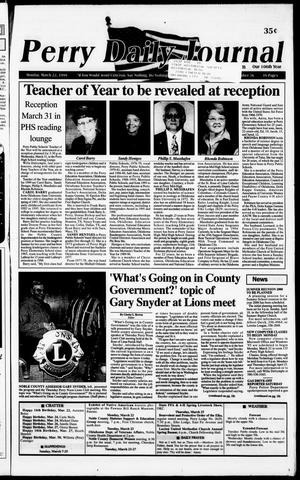 Perry Daily Journal (Perry, Okla.), Vol. 106, No. 56, Ed. 1 Monday, March 22, 1999
