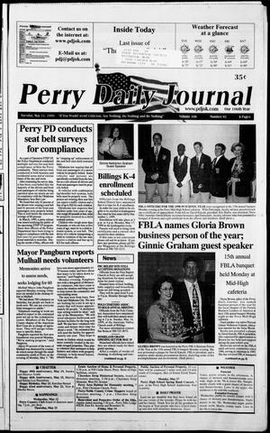 Perry Daily Journal (Perry, Okla.), Vol. 106, No. 92, Ed. 1 Tuesday, May 11, 1999