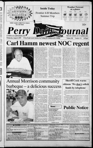 Perry Daily Journal (Perry, Okla.), Vol. 106, No. 151, Ed. 1 Wednesday, August 4, 1999