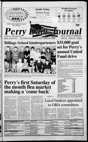 Perry Daily Journal (Perry, Okla.), Vol. 106, No. 168, Ed. 1 Monday, August 30, 1999