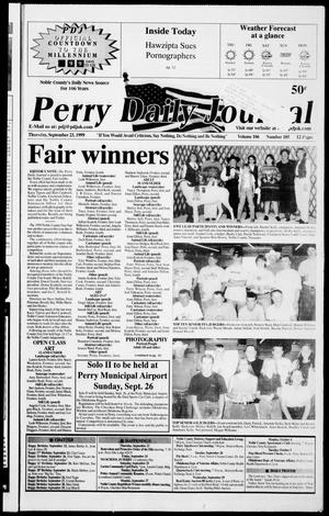 Perry Daily Journal (Perry, Okla.), Vol. 106, No. 185, Ed. 1 Thursday, September 23, 1999