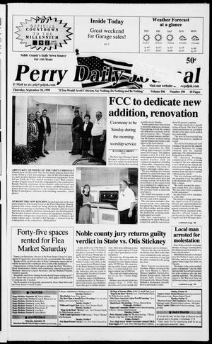 Perry Daily Journal (Perry, Okla.), Vol. 106, No. 190, Ed. 1 Thursday, September 30, 1999